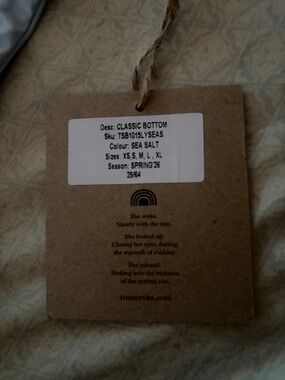 Toast Swim Classic Bottom, size small